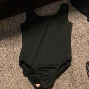 Two dance black leotards size M/L
